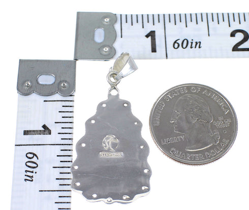 Multicolor And Sterling Silver Southwest Pendant YX67824